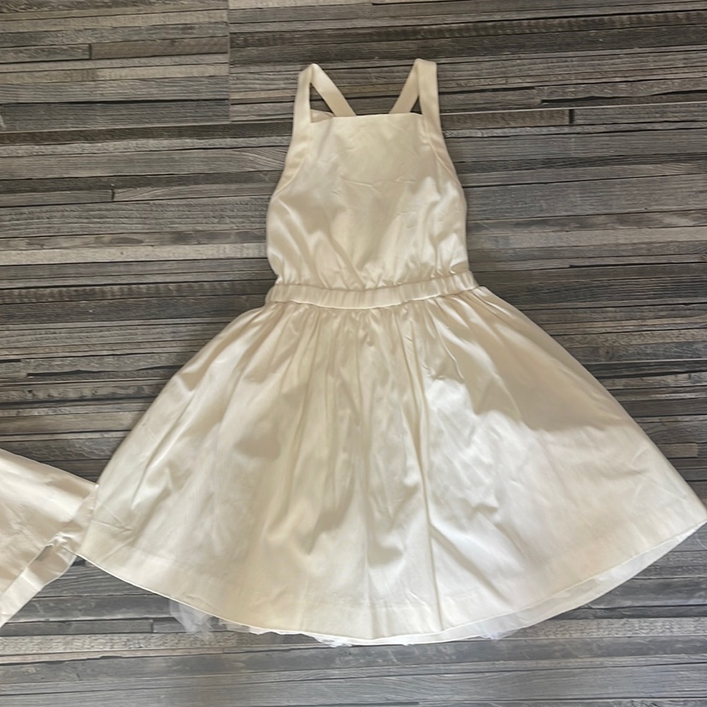 Crewcuts (j Crew kids) cream dresses. Set of 2.